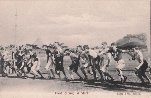 Foot Racing A Start Kerry & Co., Sydney.