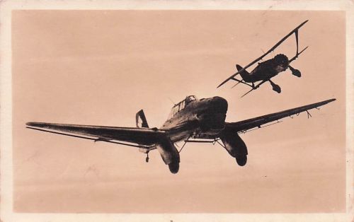 Sturzkampfflugzeug Ju 87 - Jäger - Foto-AK