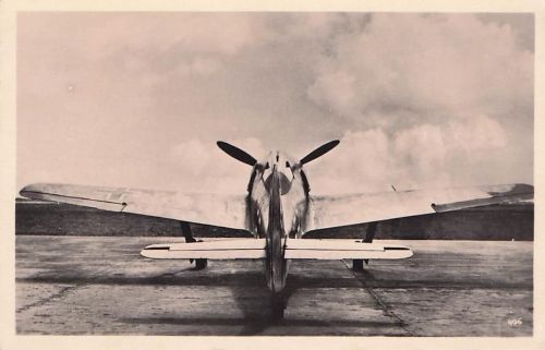 Luftfahrt, Militär, deutsches Flugzeug Focke-Wulf-Jag er Fw 190, Vintage-Postkarte