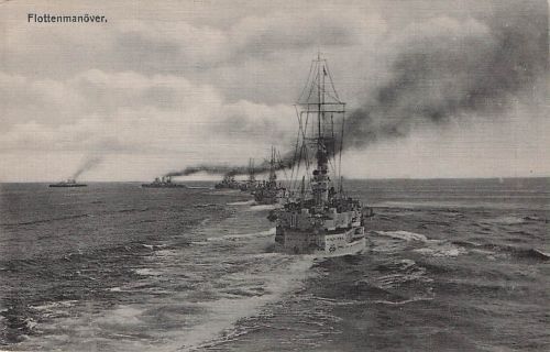 Flottenmanöver.