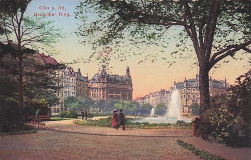 Köln-Neustadt, Deutscher Ring mit Fontäne