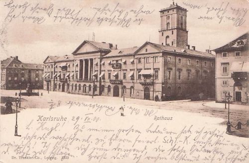 Karlsruhe Baden Rathaus