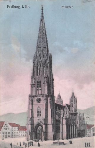 Ak Freiburg im Breisgau, Münster