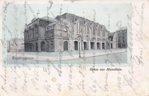 Ansichtskarte Mannheim Rosengarten Kat. Mannheim