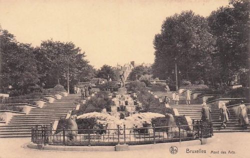 AK Brüssel, Bruxelles, Mont des Arts