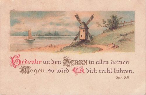 Gedenke an den BERRN in allen deinen Megen. , so wird CR dich recht