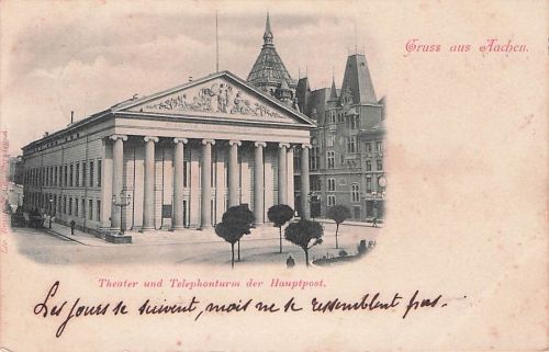 Postkarte Aachen in Nordrhein Westfalen, Theater