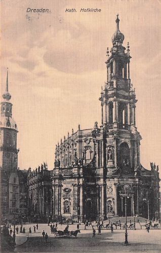 AK Dresden, Kath. Hofkirche