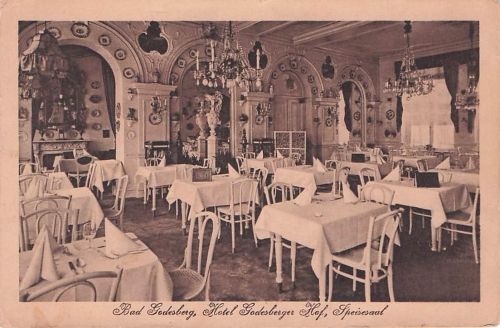 Bad Godesberg, Hotel Godesberger Hof, Speisesaal