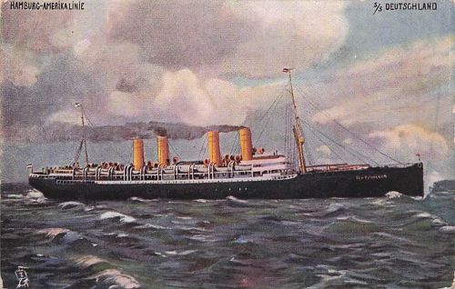 Schnelldampfer "Deutschland" der Hamburg-Amerika Linie