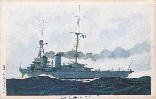 DER KREUZER FOCH FRANZÖSISCHE MARINE KRIEG CPA Mi403