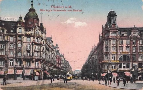 Frankfurt am Main - Blick in die Kaiserstraße vom Bahnhof