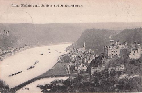 St. Goar mit Ruine Rheinfels