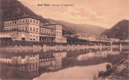 Ansichtskarte Bad Ems Kursaal Kat. Bad Ems