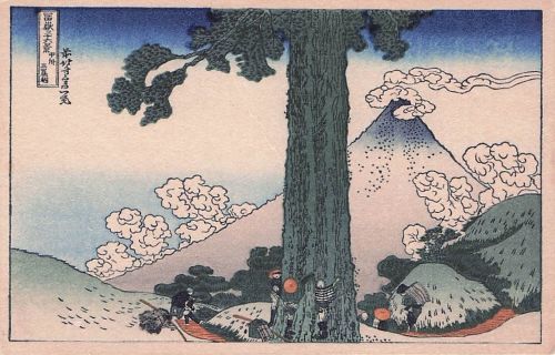Mishima Pass in der Provinz Kai" (Kōshū Mishima goe) von Katsushika