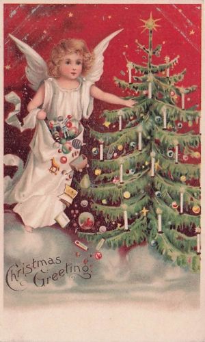 ANGEL CHRISTMAS Holidays Vintage