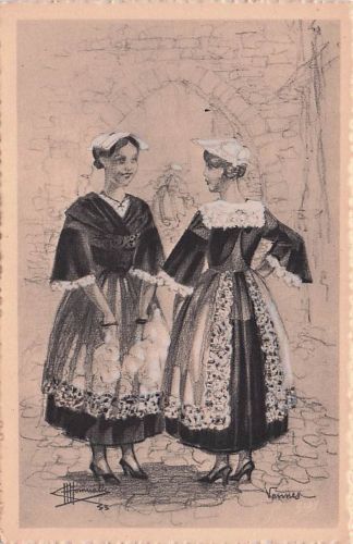 Illustration HOMUALK - Traditionen der BRETAGNE (Kostüme)