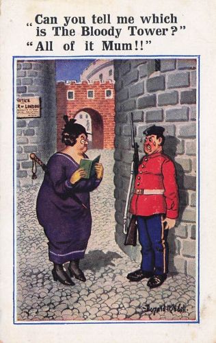 66 Can you tell me which is The Bloody Tower?" "All of it Mum!!"