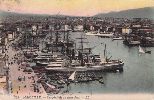 MARSEILLE - Vue générale du vieux Port