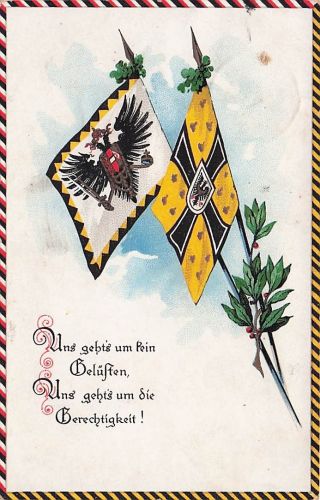 Ak, Ansichtskarte, Spruch Ak Wk1 1908