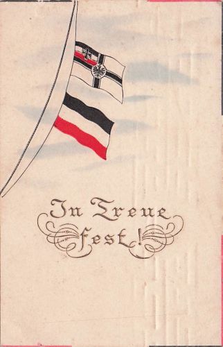 Fahnen In Treue fest Zweibund Deutschland-
