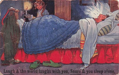 REG ARTER Laugh & the world laughs with you, Snore & you sleep alone.