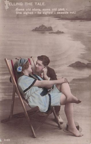 Die Geschichte erzählen. Frau mit Mann