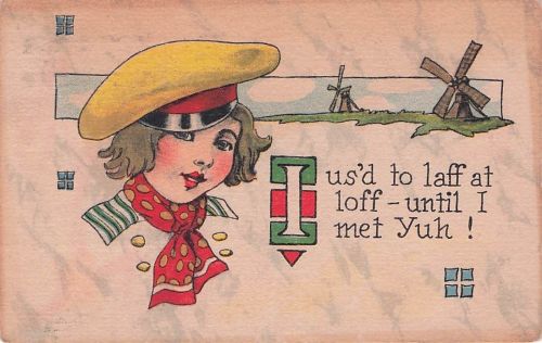 us'd to laff at loff- until I met Yuh!