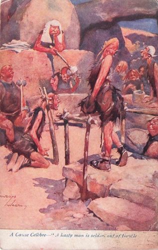 A Cause Celèbre A hasty man is seldan, out of trortle