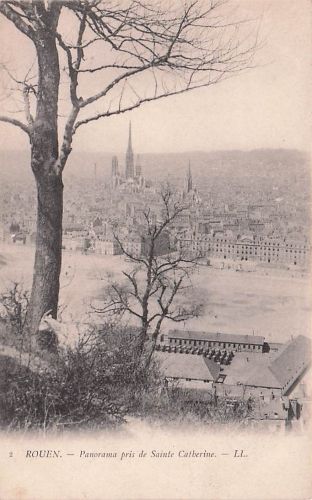 ROUEN. Panorama pris de Sainte Catherine. LL.