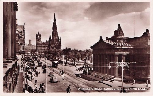 Edinburgh Princess Street Kat. Edinburgh