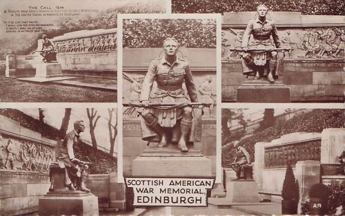 Edinburgh Scottish American War Memorial Kat. Edinburgh