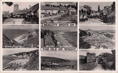 Isle of Wight. Multi view. 1964. RP
