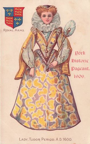 Künstler-Ansichtskarte LADY, TUDOR PERIOD. A.D.1600.