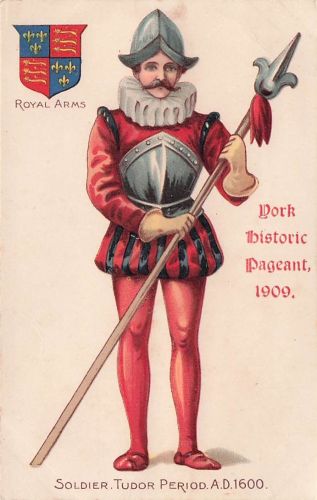 Künstler-Ansichtskarte SOLDIER. TUDOR PERIOD. A.D.1600.