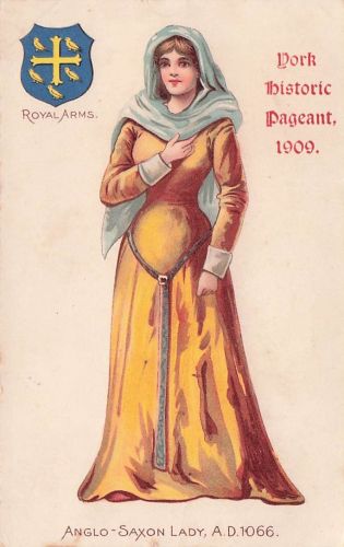 Künstler-Ansichtskarte ANGLO-SAXON LADY, A.D.1066.