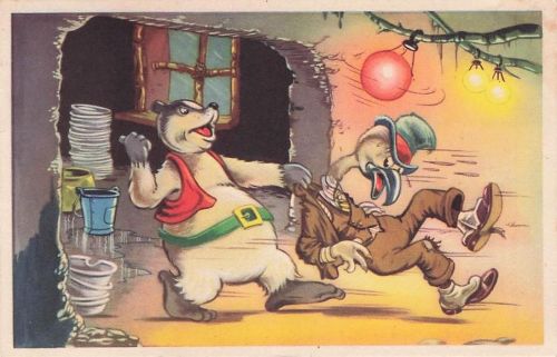 1950s DOREMIAS DAS Dutch Fairy Tale Story Postcard Number 9 - UNUSED
