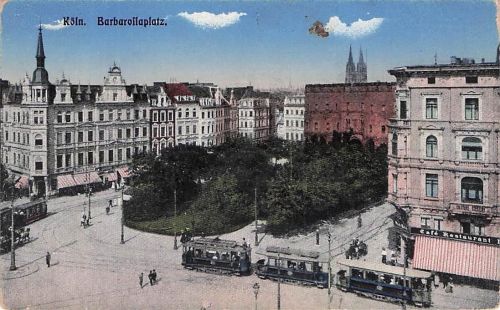 Köln. Barbaroſlaplatz.