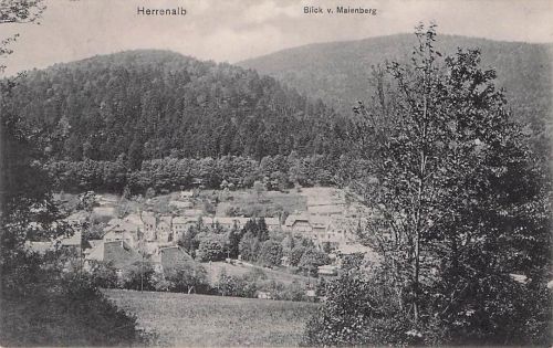 Herrenalb Beschreibung: Blick v. Maienberg