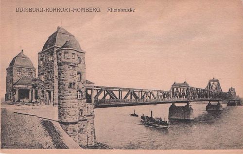 Duisburg Ruhr Homberg Rheinbruecke / Duisburg /Duisburg Stadtkreis