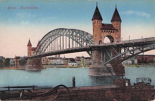Bonn Rhein Rheinbruecke / Bonn /Bonn Stadtkreis