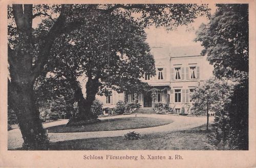 Schloss Fürstenberg b. Xanten a. Rh.