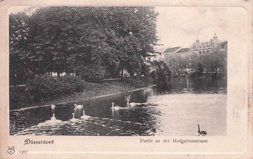 Düsseldorf Partie an der Hofgartenstrasse