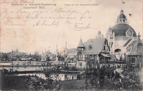 Duesseldorf Gewerbe und Industrie Ausstellung Hauptindustriehalle Kat.