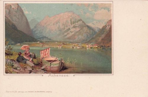 Künstler AK Achensee, Tirol, bis 1905
