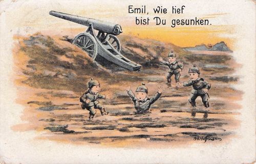 Künstler AK Ad. Hoffmann Emil, wie tief bist Du gesunken.