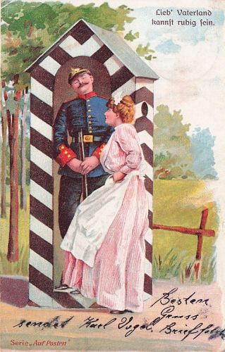 Lieb' Vaterland kannſt ruhig sein.