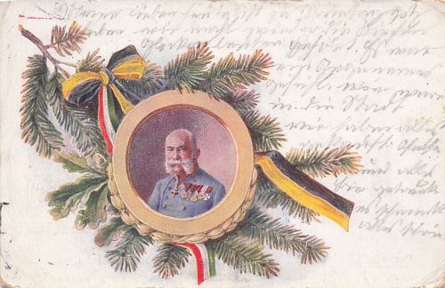 Kaiser Franz Josef von Österreich Ungarn, Schleifen, Tannenzweig,