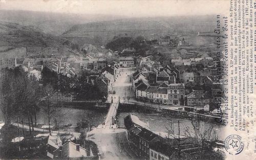 Ak Aywaille Wallonia Lüttich, Panorama
