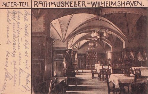 AK Wilhelmshaven, Innenansicht vom Gasthaus